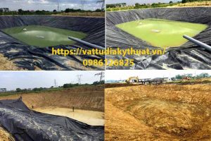 Thi công màng HDPE hồ xử lý nước thải khu công nghiệp