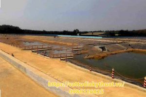 Thi công màng chống thấm HDPE cho hồ chứa xử lý nước thải