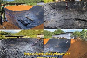 Thi công hồ chứa nước tưới cây ăn quả tại Sơn La