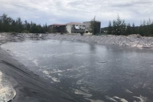 Thi công màng chống thấm HDPE – Khu phức hợp Vịnh Đầm- Phú Quốc