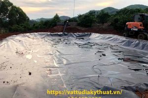 Thi công màng HDPE trang trại nuôi lợn tại Bắc Kạn
