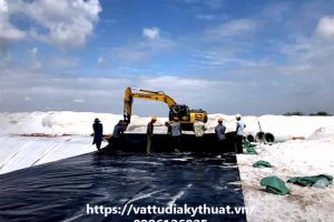 Thi công màng HDPE tại Phong Điện, Huế