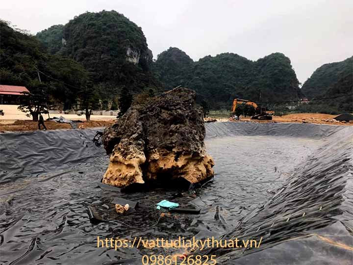Công ty Phú sơn cung cấp và thi công bạt HDPE hồ cảnh quan tại Tam Điệp, Ninh bình