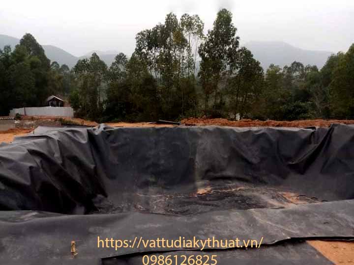 Ứng dụng làm hầm biogas trang trại nuôi lợn của màng bạt nhựa HDPE tại Phú thọ