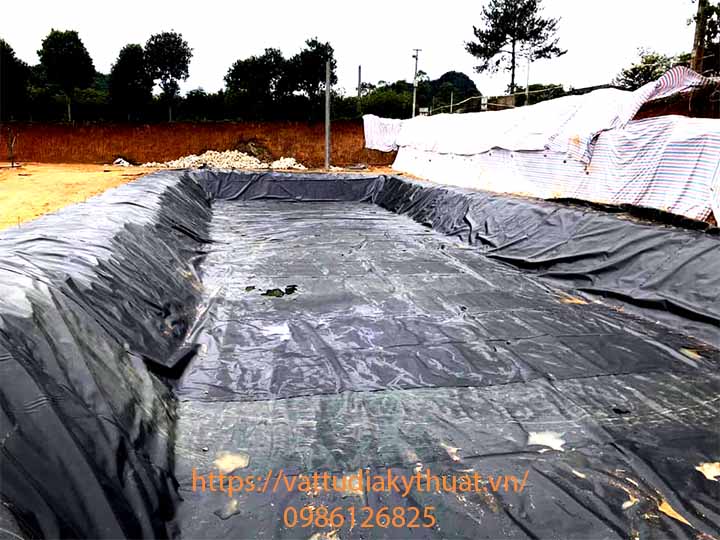Tổng quan công trình thi công bạt HDPE lót Hồ chứa nước tại TP Sơn La