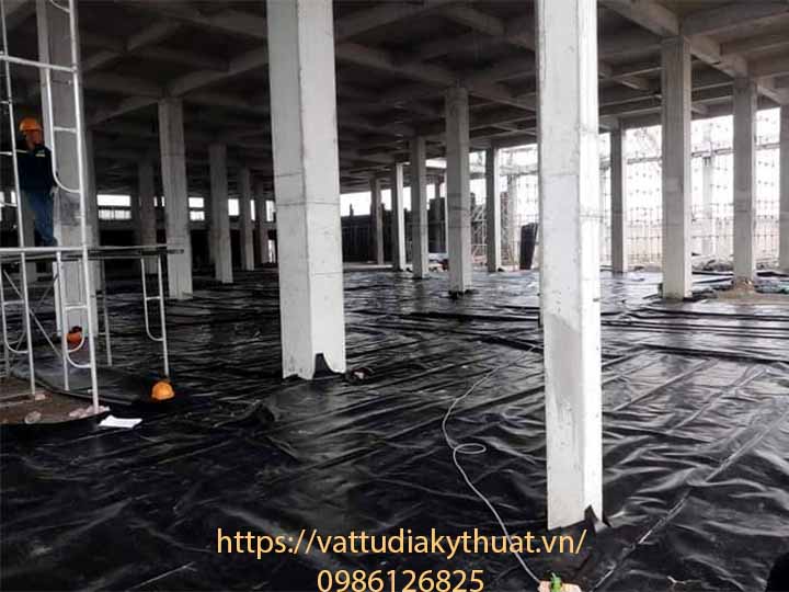 Nhà xưởng sử dụng màng bạt HDPE chống thấm tại hưng yên