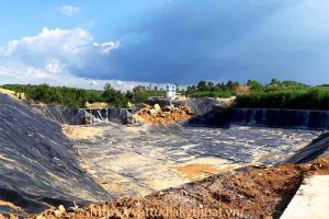 Thi công màng chống thấm HDPE lót bãi rác tại Quảng Nam