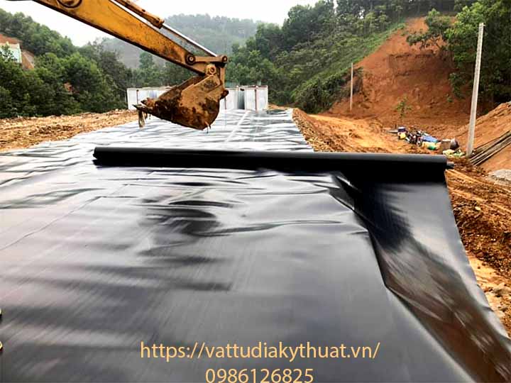 Công trình bãi chôn lấp rác dùng màng chống thấm HDPE tại yên Bái