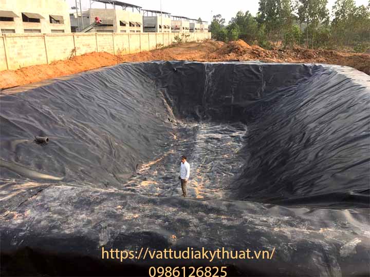 Xử lý chất thải trang trại chăn nuôi gia cầm sử dụng màng HDPE chống thấm ở Phú thọ mang lại hiệu quả lâu dài