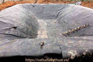 Hệ thống biogas sử dụng màng chống thấm HDPE tại Phú Thọ