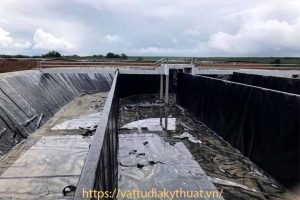 Hệ thống biogas dùng màng chống thấm HDPE tại Bình Phước