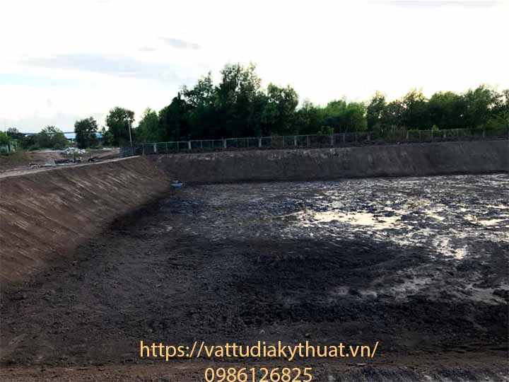 Hồ chứa nước sử dụng màng chống thấm HDPE 1mm tại Gia Lai