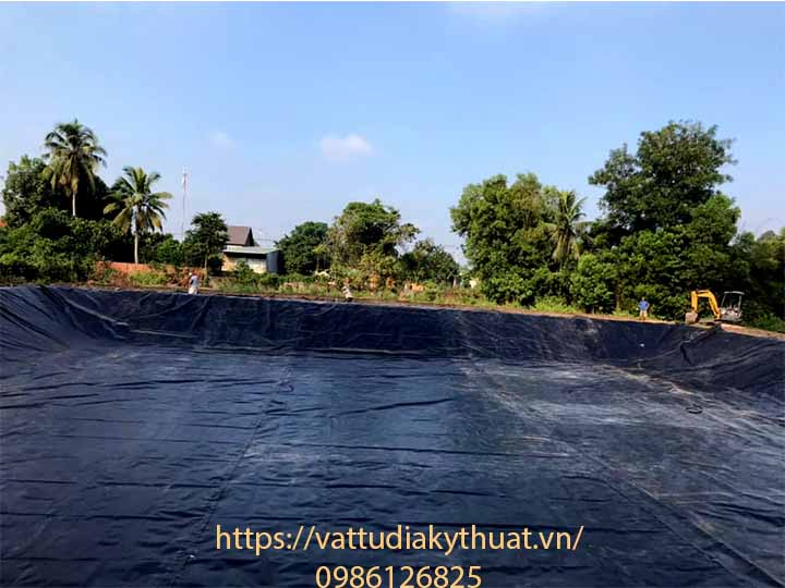 Hồ chứa nước lót bạt nhựa HDPE tại Gia Lai một giải pháp không mới nhưng đem lại hiệu quả lâu dài
