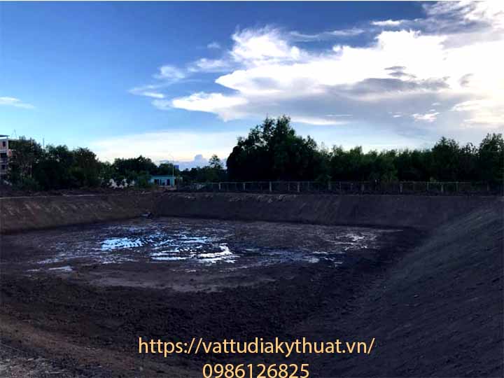 Công trình hồ chứa nước lót bạt HDPE đảm bảo chất lượng tại Gia Lai