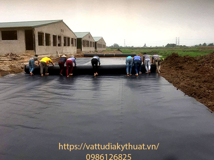 Hệ thống biogas bằng màng chống thấm HDPE tại hải Dương xử lý chất thải hiệu quả