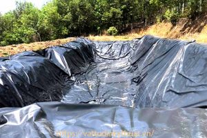 Thi công bạt HDPE lót hồ chứa nước tại Bình Dương