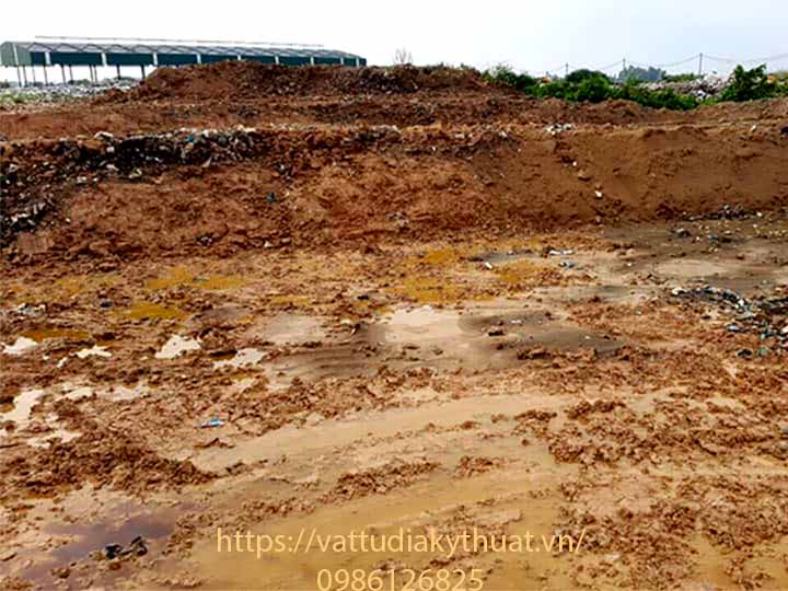 Công tác chuẩn bị mặt bằng thi công màng HDPE chống thấm bãi chôn lấp rác ở Đồng tháp được thực hiện tốt