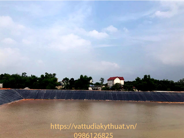 hồ chứa nước lót màng HDPE tại Thái Nguyên phục vụ nước tưới và nuôi trồng thủy sản