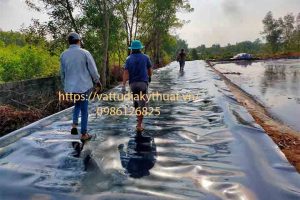 Sửa chữa hệ thống biogas trang trại lợn bằng màng bạt HDPE tại Đồng Nai