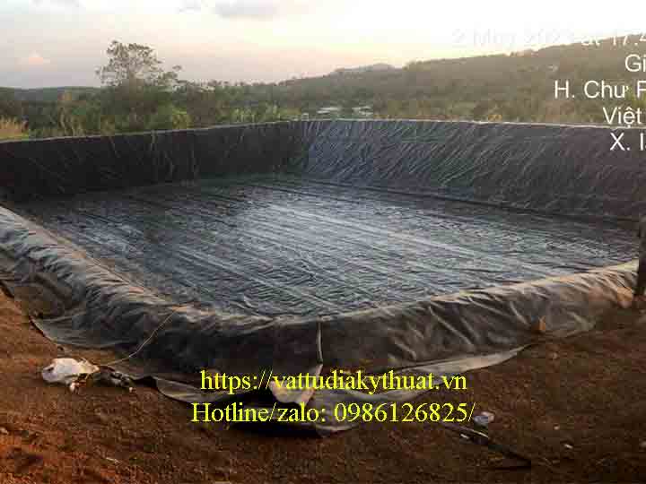 Công ty Phú Sơn bán và thi công màng HDPE dày 1mm