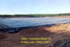 Sử dụng màng HDPE 1.5mm làm hầm biogas tại Bình Phước