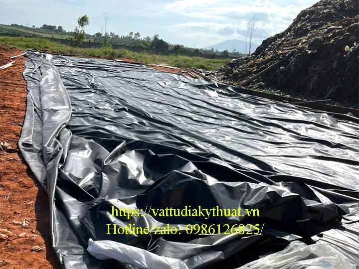 Hoàn thiện thi công màng HDPE chống thấm cho bãi chôn lấp rác thải tại Thanh Hóa