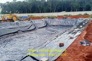 Lót hồ cảnh quan bằng bạt HDPE tại Bà Rịa – Vũng Tàu