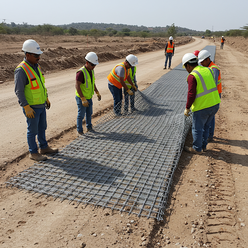 Đại lý ô địa kỹ thuật Geocell 445 - 150