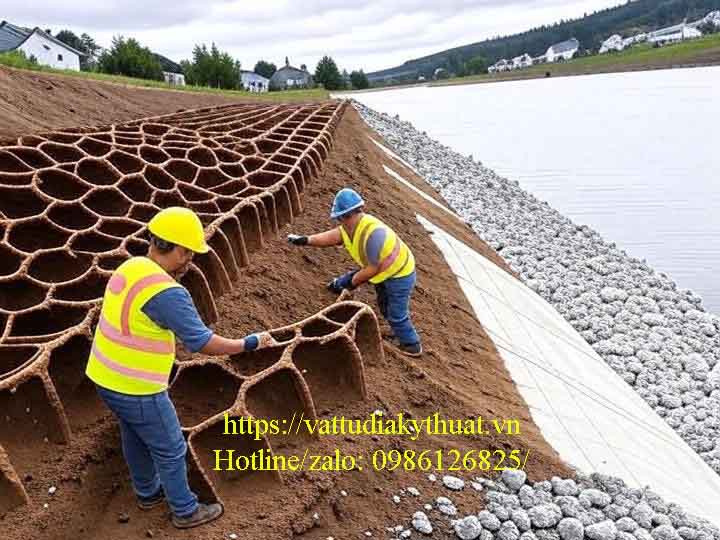 Ô ngăn hình mạng Neoweb 445 - 200 chất lượng cao