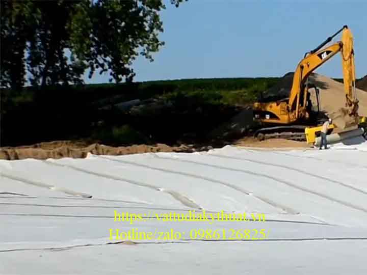 Chức năng vải địa kỹ thuật không dệt 25kN/m